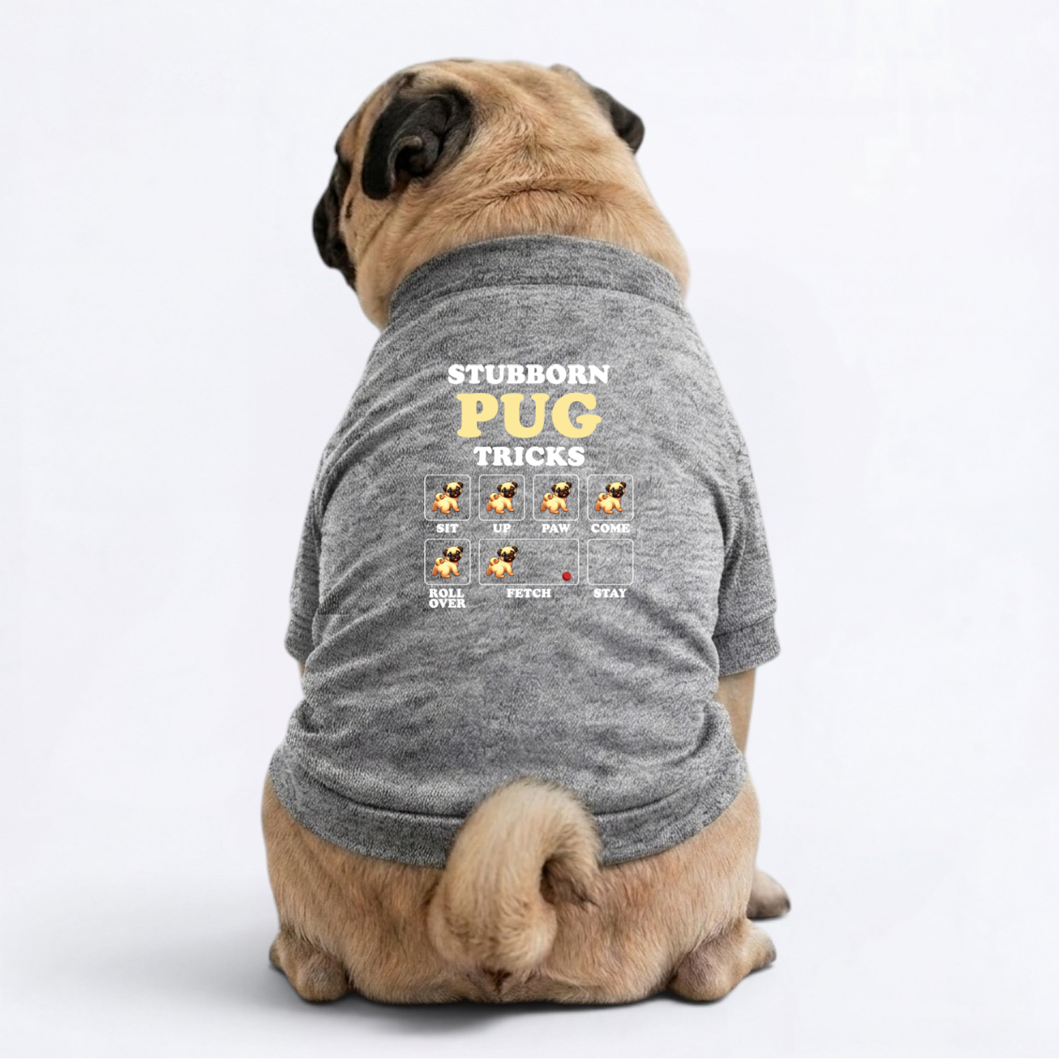 Luna - Pug Cardigan Sweatshirt