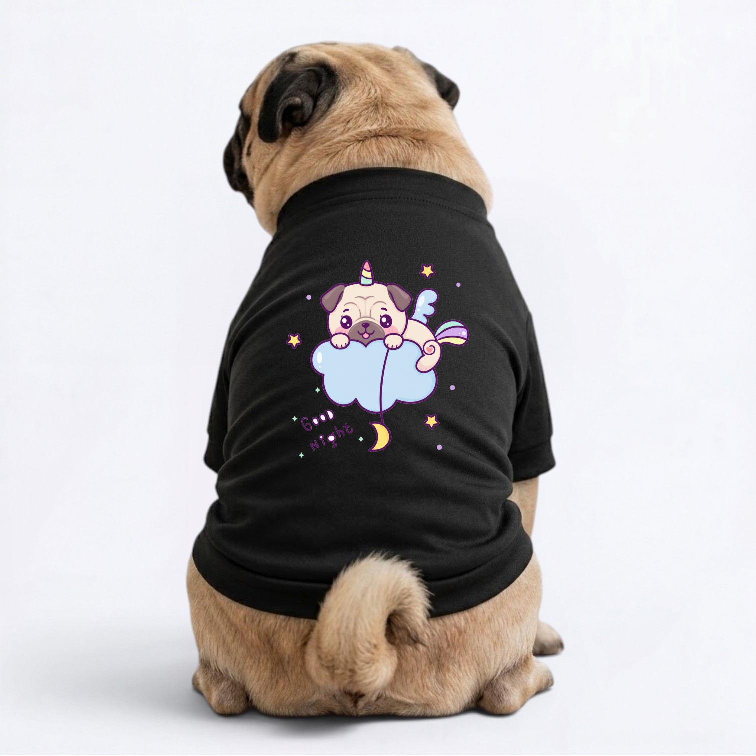 Alfie  - Pug Cardigan Sweatshirt