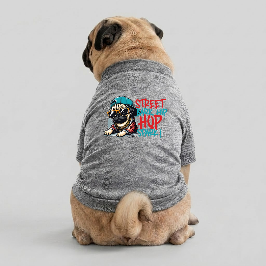 Indigo - Pug Cardigan Sweatshirt