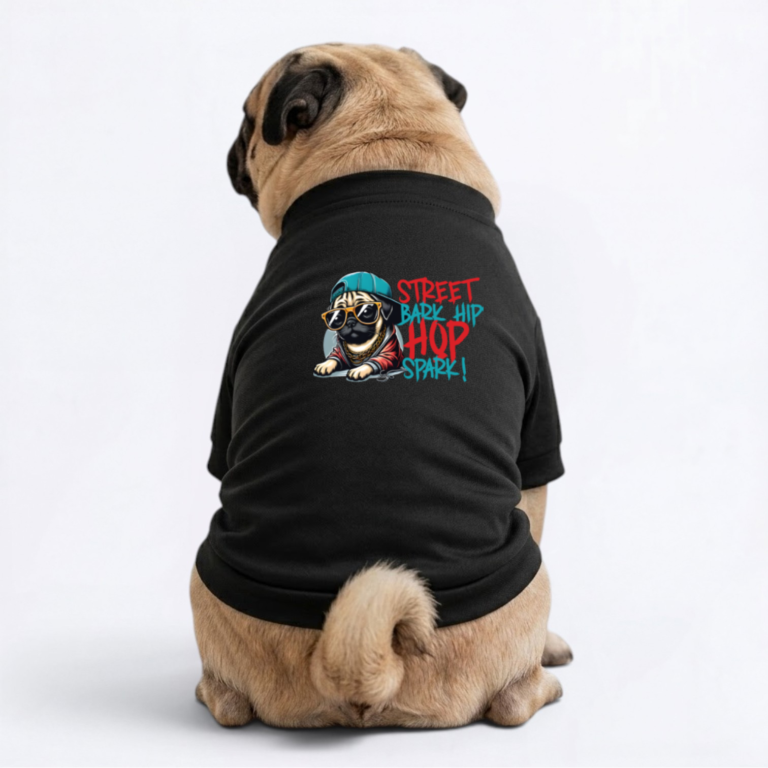 Indigo - Pug Cardigan Sweatshirt