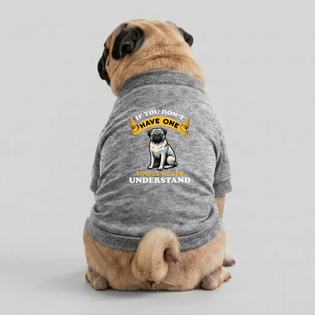 Rocky  - Pug Cardigan Sweatshirt