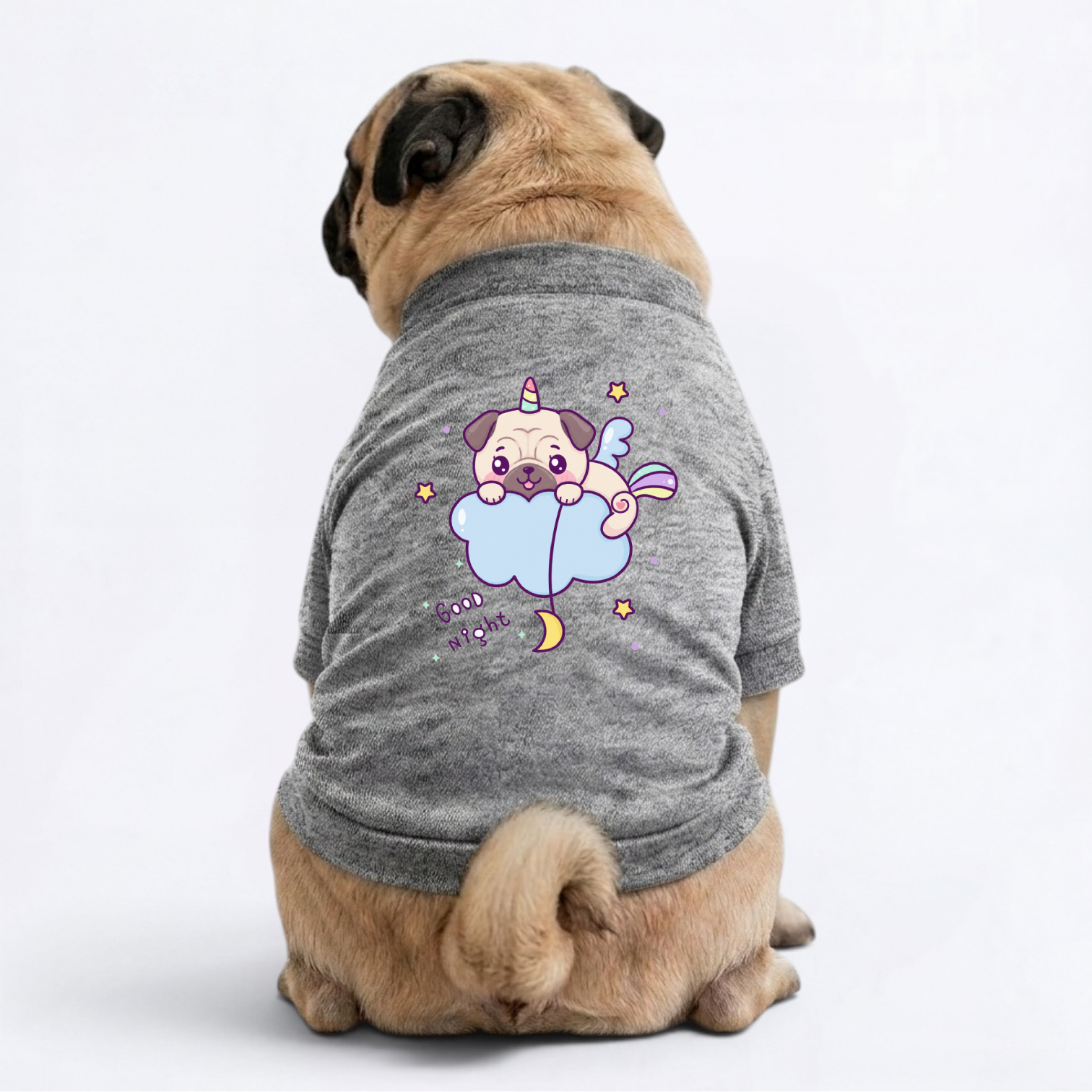 Alfie  - Pug Cardigan Sweatshirt