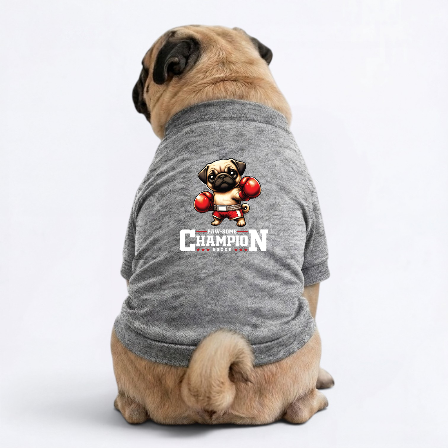 Enzo  - Pug Cardigan Sweatshirt