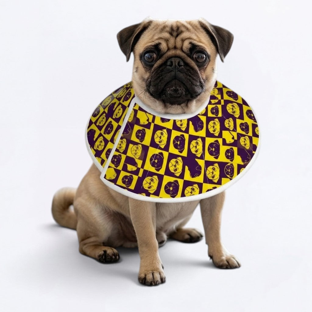 Mochi - Elizabethan Cone Collar Pug Fit