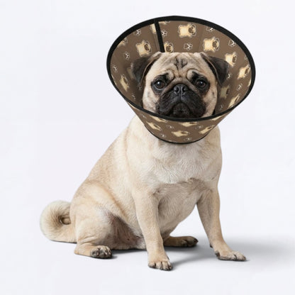 Zoey - Elizabethan Cone Collar Pug Fit