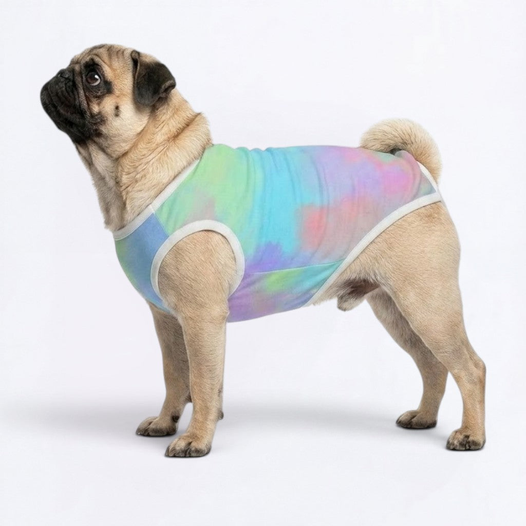 Peach - Pug Surgery Recovery Suit