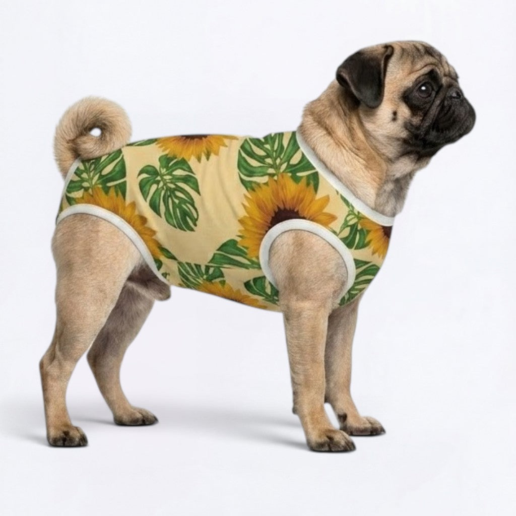 Cherry - Pug Surgery Recovery Suit