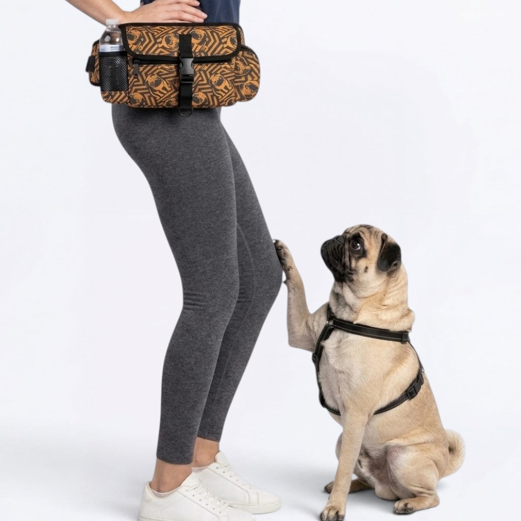 Rocco - Pug Treat Training Pouch | Outdoor Storage Waist Bag