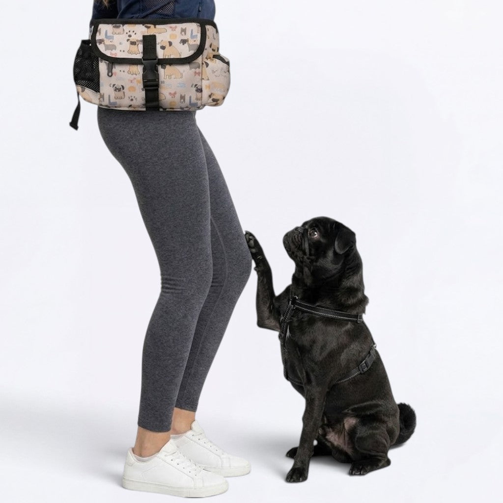 Missy - Pug Treat Training Pouch | Outdoor Storage Waist Bag