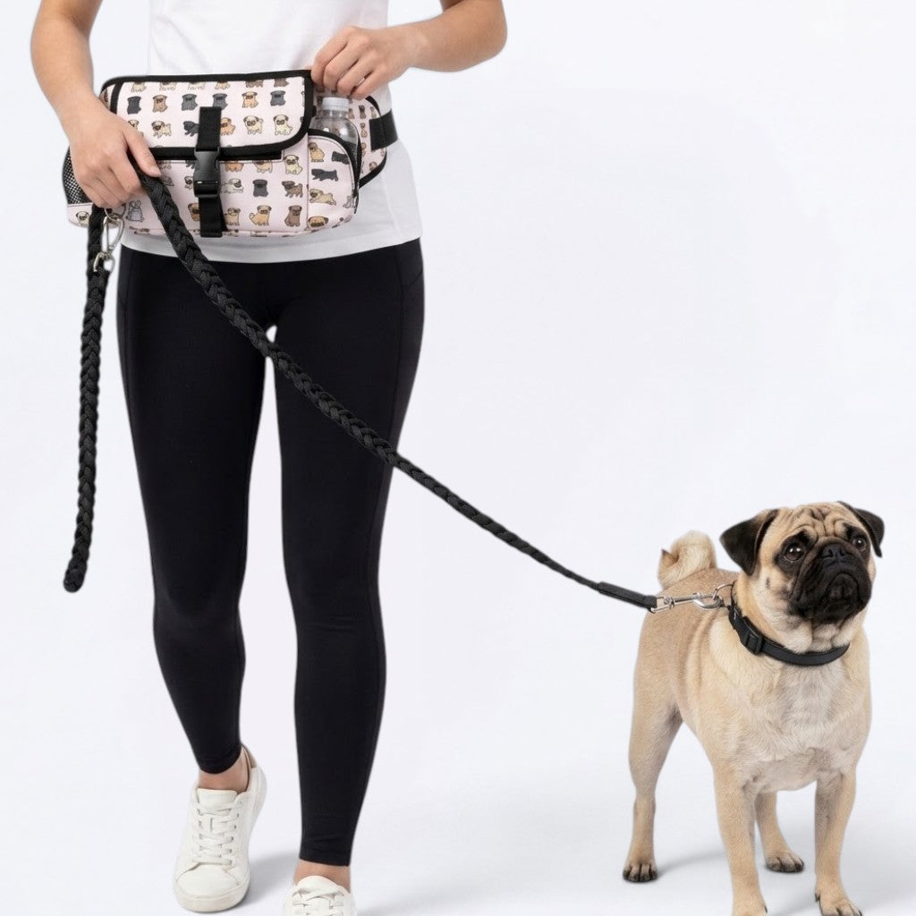 Loki - Pug Treat Training Pouch | Outdoor Storage Waist Bag