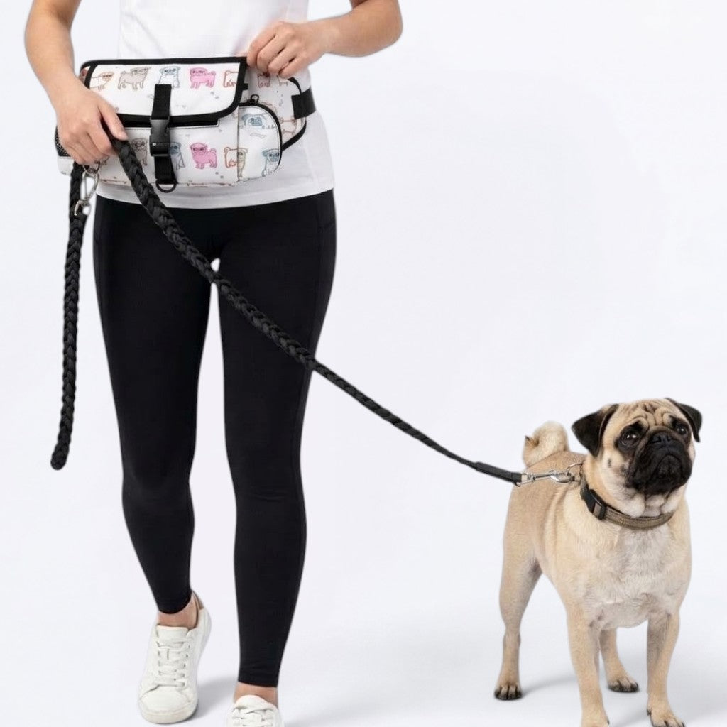 Stella - Pug Treat Training Pouch | Outdoor Storage Waist Bag