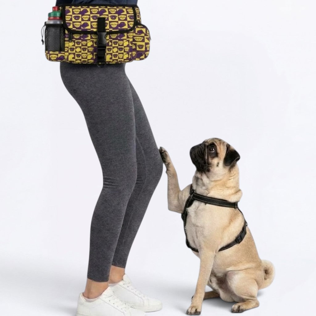 Max - Pug Treat Training Pouch | Outdoor Storage Waist Bag