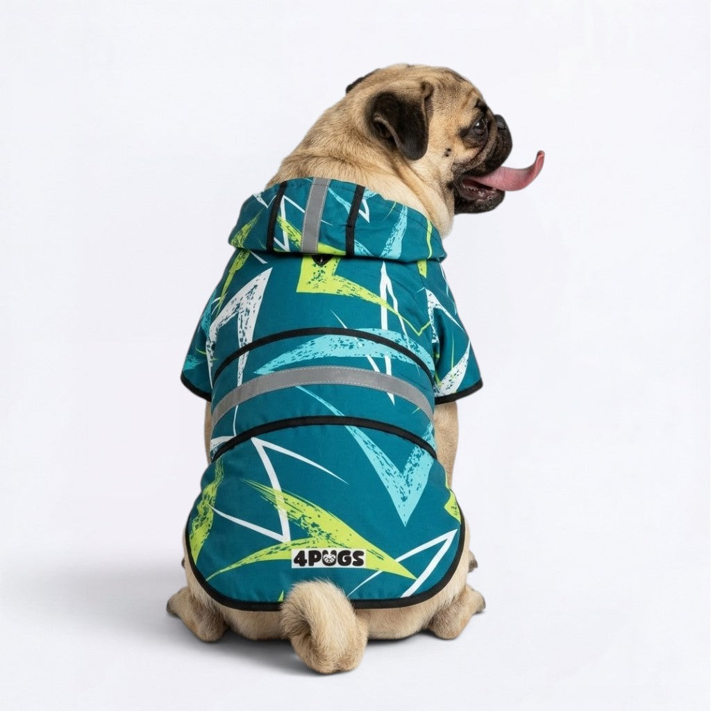 Rocky - Reflective Pug Poncho