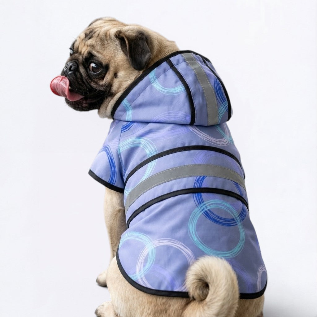 Vinnie  - Reflective Pug Poncho