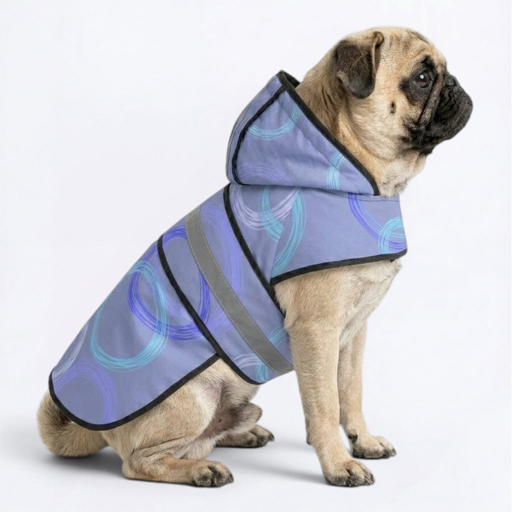 Vinnie  - Reflective Pug Poncho
