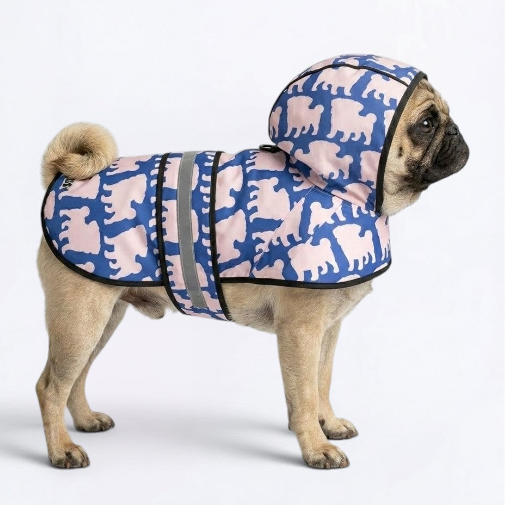 Cleo - Reflective Pug Poncho