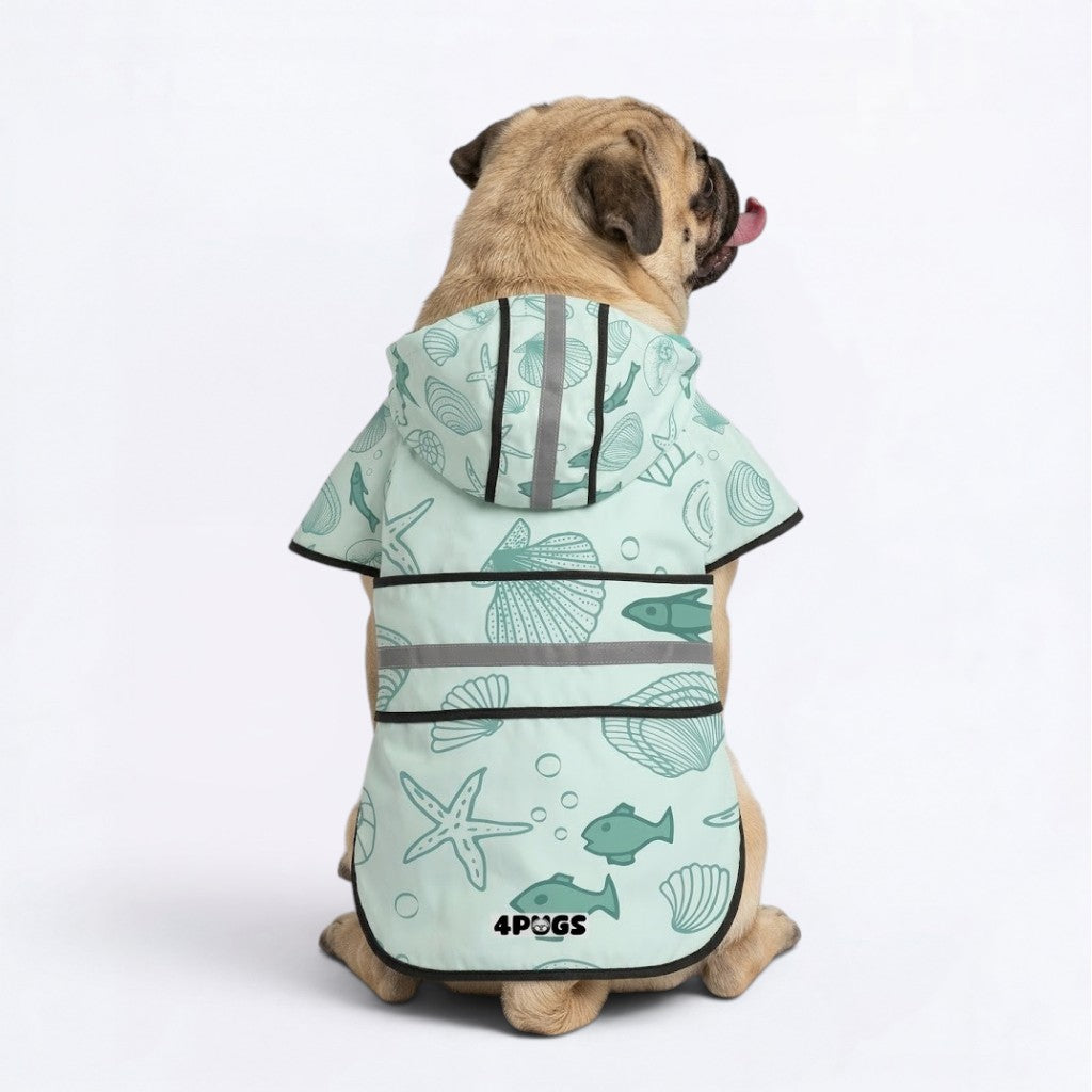 Mochi - Reflective Pug Poncho