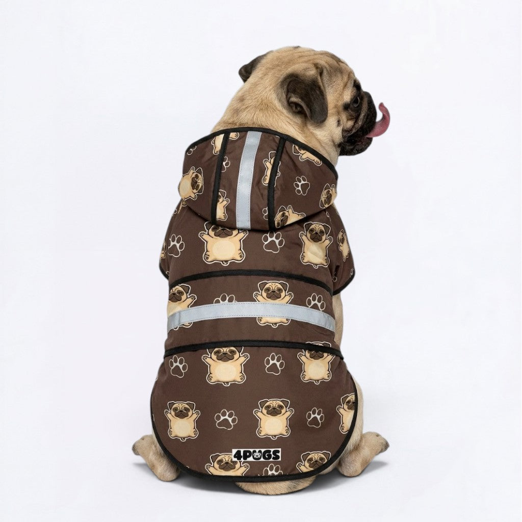 Bruno - Reflective Pug Poncho