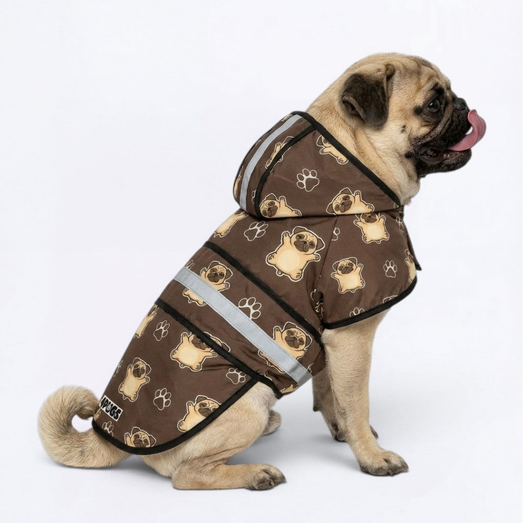 Bruno - Reflective Pug Poncho