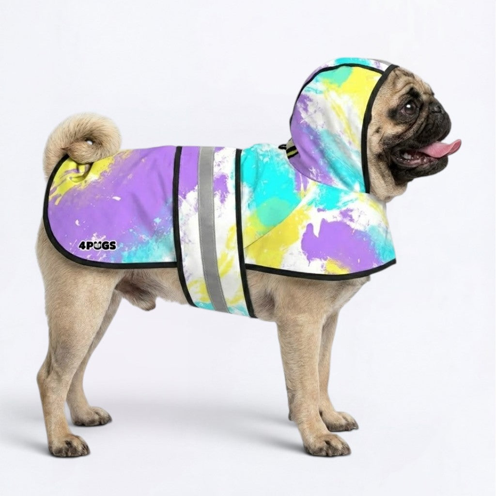 Zara - Reflective Pug Poncho