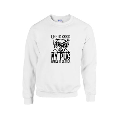Buttercup - Unisex Cotton Sweater for Pug Lovers