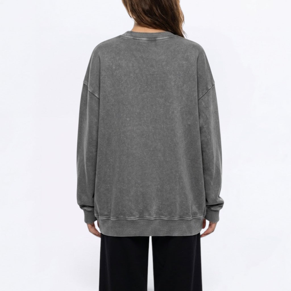 Abby - Snow Washed Oversized Sweatshirt