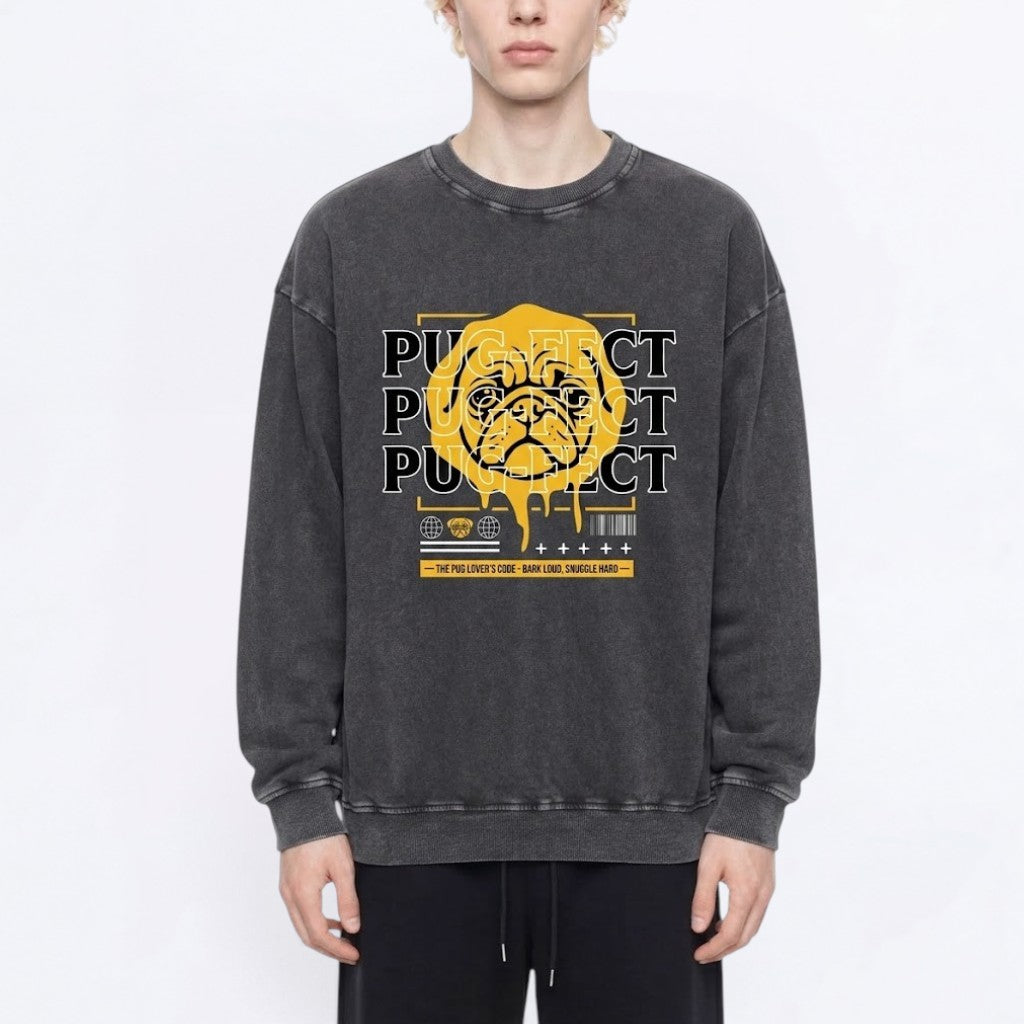 Abby - Snow Washed Oversized Sweatshirt