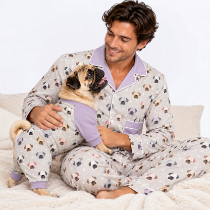 Zoey - Matching Owner Pajama Set | Unisex Adult Sleepwear.