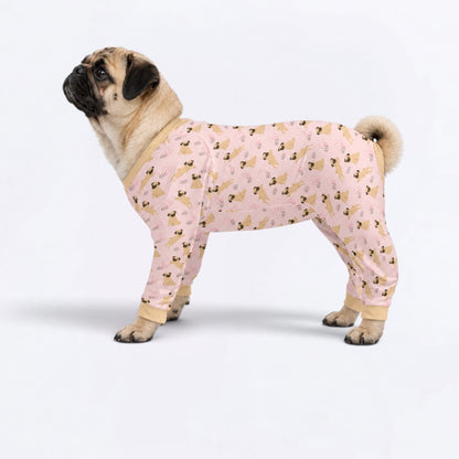 Willow - Matching Dog Pajamas | Soft Stretchy Pet Onesie Sleepwear.