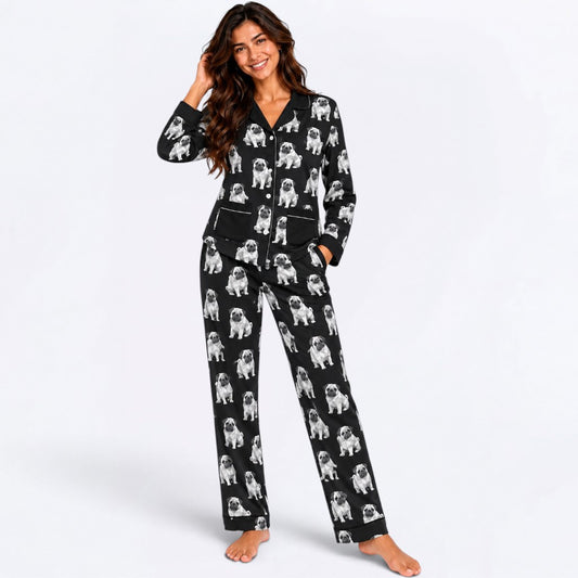 Hazel - Matching Owner Pajama Set | Unisex Adult Sleepwear.