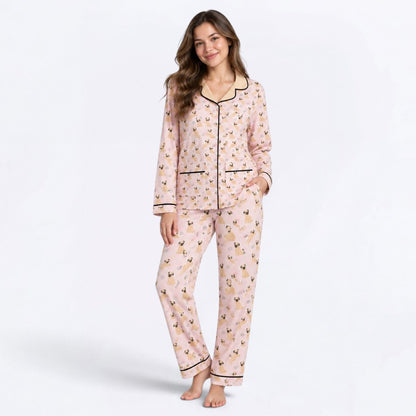 Willow - Matching Owner Pajama Set | Unisex Adult Sleepwear.