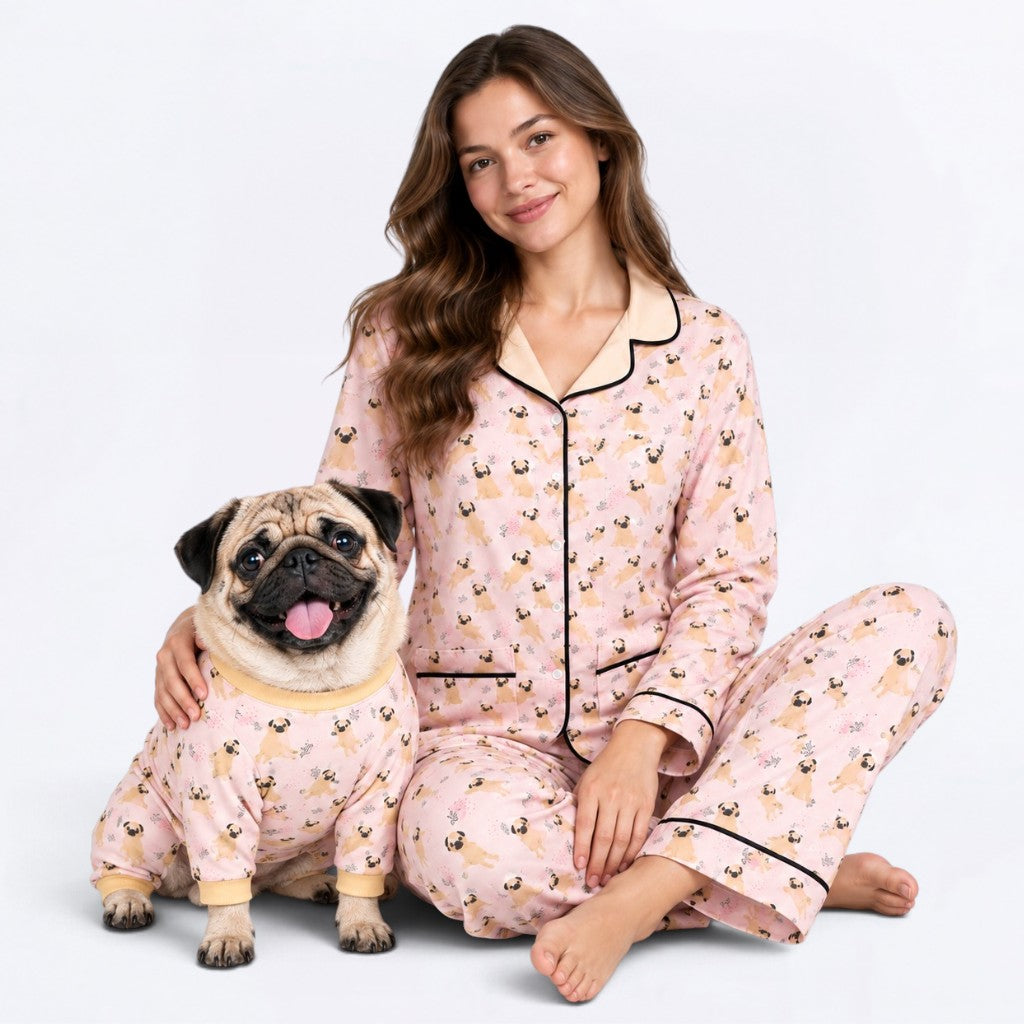 Willow - Matching Owner Pajama Set | Unisex Adult Sleepwear.