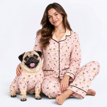 Willow - Matching Owner Pajama Set | Unisex Adult Sleepwear.