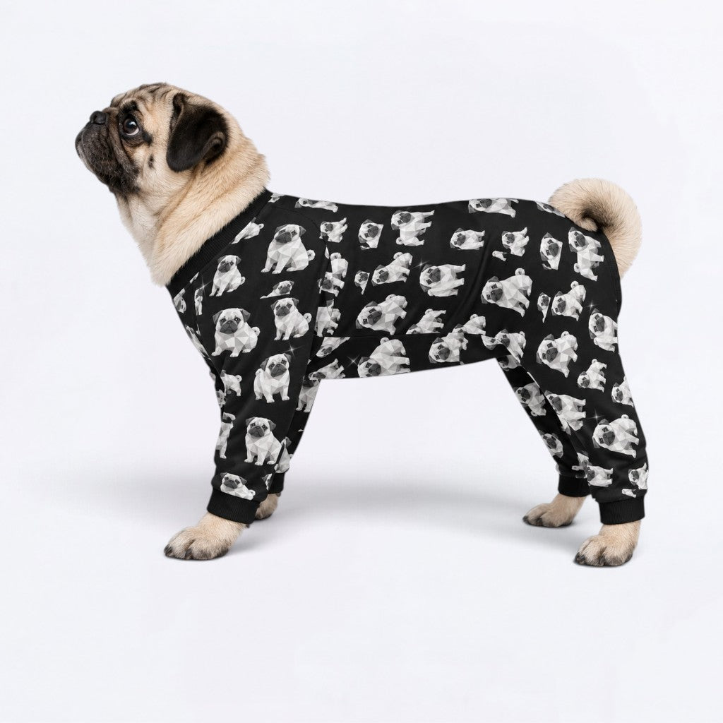 Hazel - Matching Dog Pajamas | Soft Stretchy Pet Onesie Sleepwear.