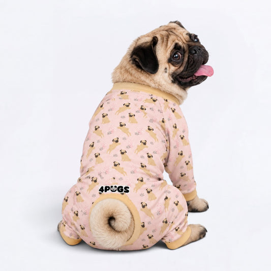 Willow - Matching Dog Pajamas | Soft Stretchy Pet Onesie Sleepwear.