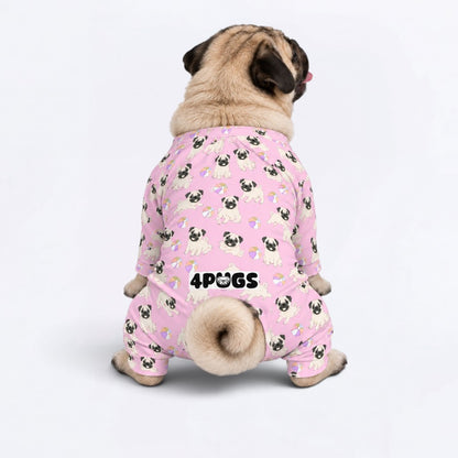 Dolly - Matching Dog Pajamas | Soft Stretchy Pet Onesie Sleepwear.