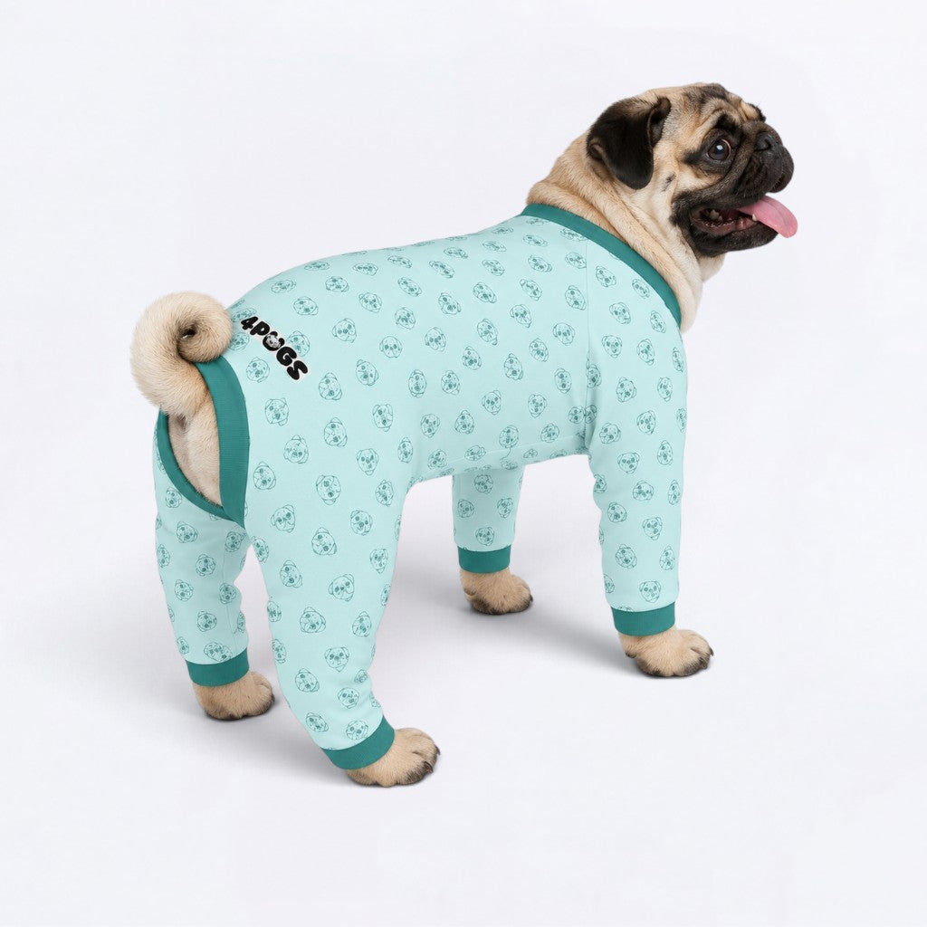Sunny - Matching Dog Pajamas | Soft Stretchy Pet Onesie Sleepwear.