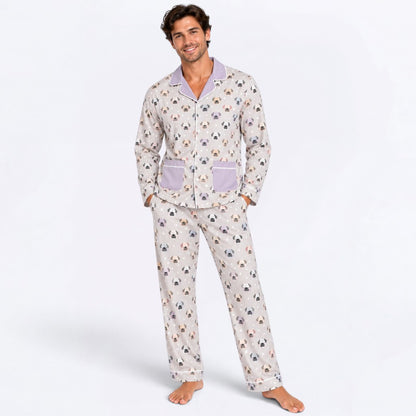 Zoey - Matching Owner Pajama Set | Unisex Adult Sleepwear.