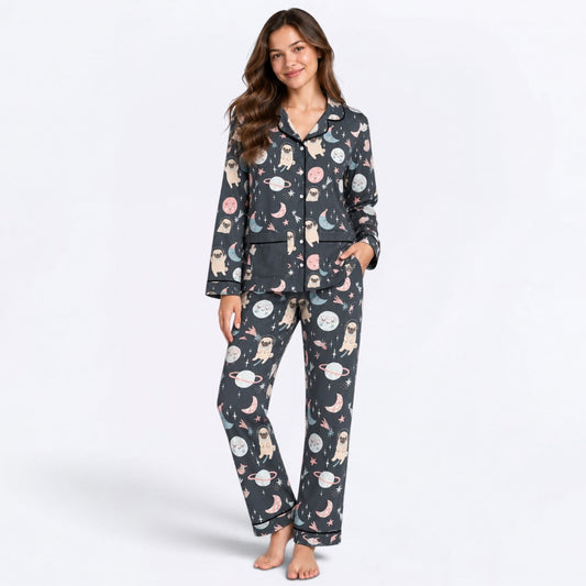 Mia - Matching Owner Pajama Set | Unisex Adult Sleepwear.