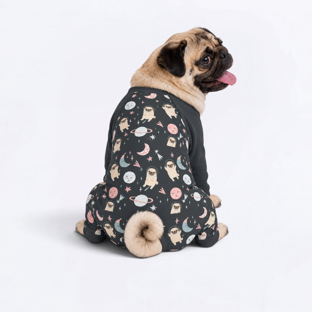 Mia - Matching Dog Pajamas | Soft Stretchy Pet Onesie Sleepwear.