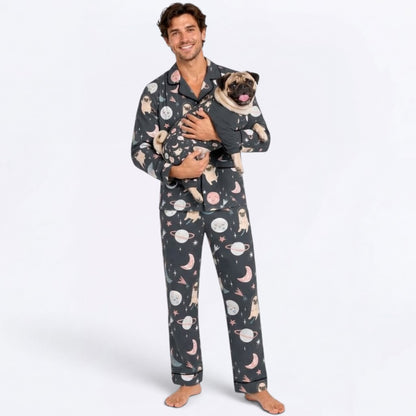 Mia - Matching Dog Pajamas | Soft Stretchy Pet Onesie Sleepwear.