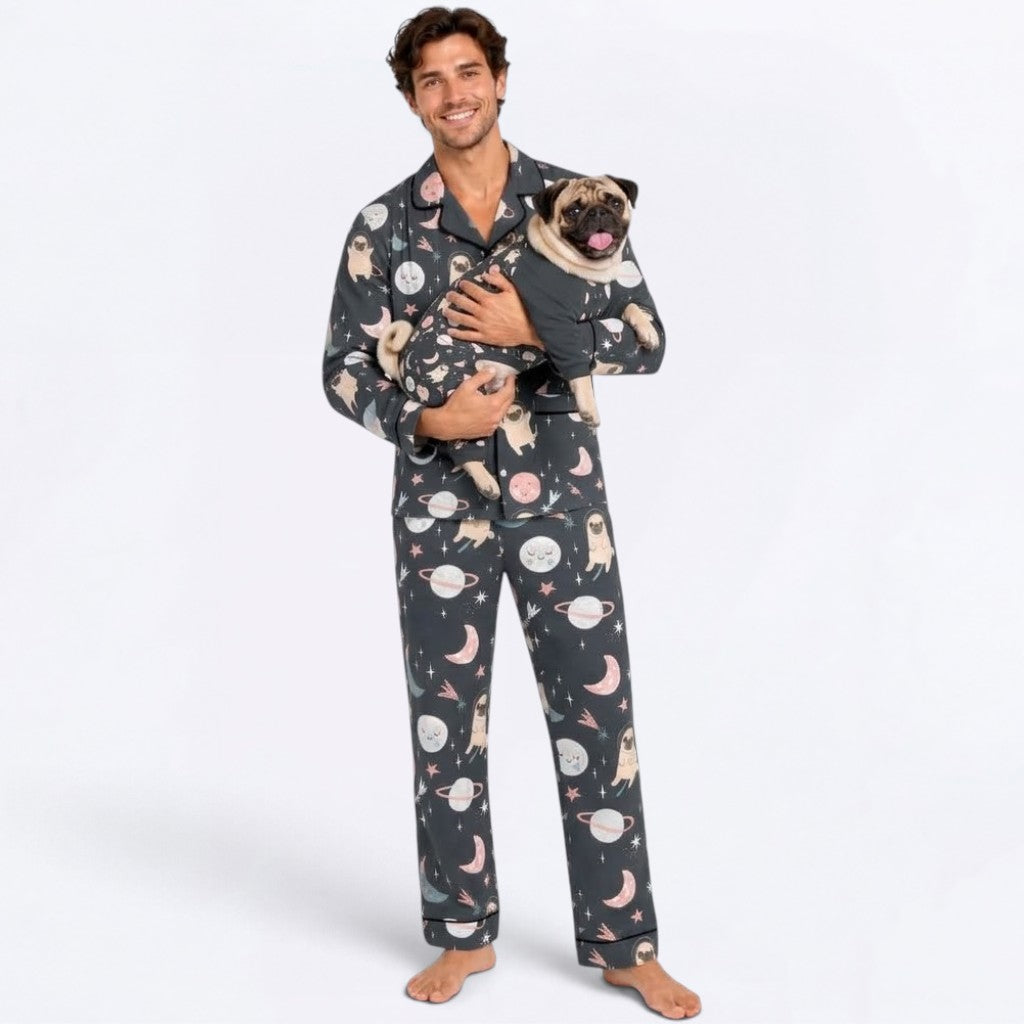 Mia - Matching Owner Pajama Set | Unisex Adult Sleepwear.