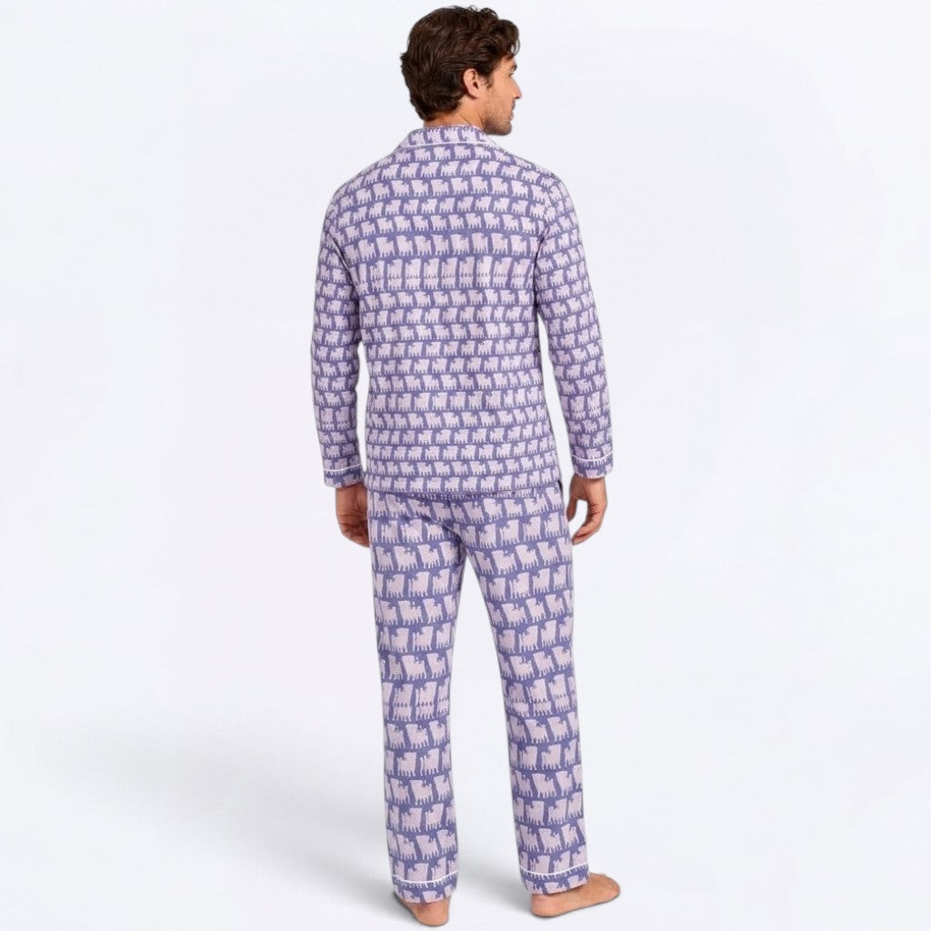 Lulu - Matching Owner Pajama Set | Unisex Adult Sleepwear.