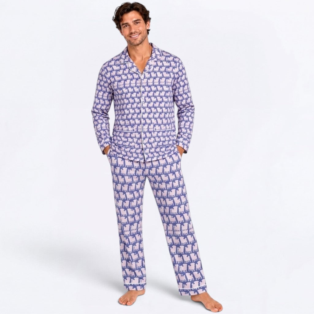 Lulu - Matching Owner Pajama Set | Unisex Adult Sleepwear.
