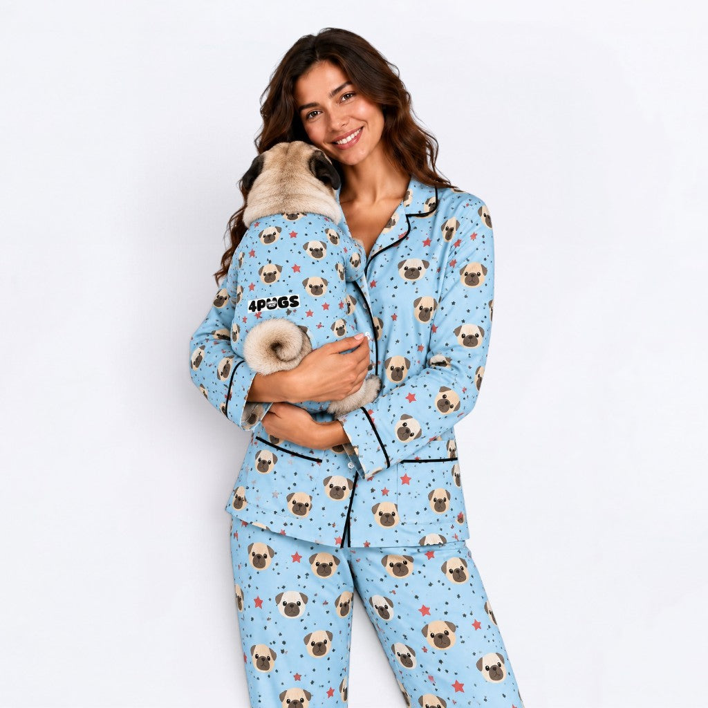 Loey - Matching Dog Pajamas | Soft Stretchy Pet Onesie Sleepwear.