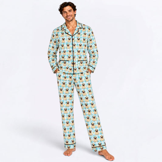 Toby - Matching Owner Pajama Set | Unisex Adult Sleepwear.