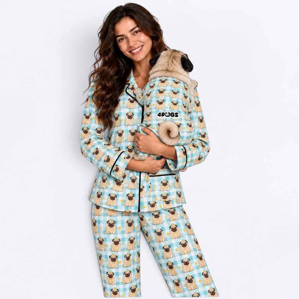 Toby - Matching Dog Pajamas | Soft Stretchy Pet Onesie Sleepwear.