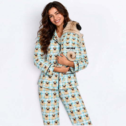 Toby - Matching Dog Pajamas | Soft Stretchy Pet Onesie Sleepwear.