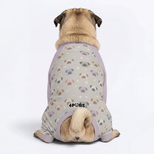 Zoey - Matching Dog Pajamas | Soft Stretchy Pet Onesie Sleepwear.