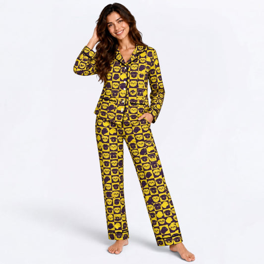 Theo - Matching Owner Pajama Set | Unisex Adult Sleepwear.